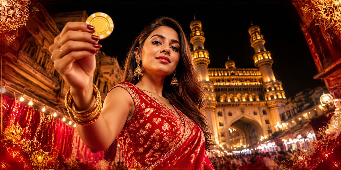 Hyderabad players using 1165 mobile platform during Charminar festival